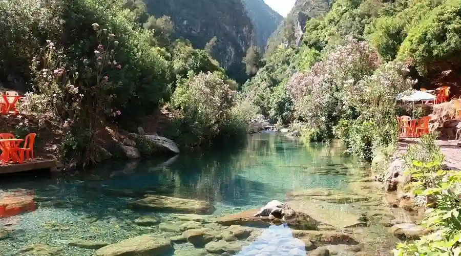 Akchour waterfalls Rif Mountains hiking Chefchaouen road trip