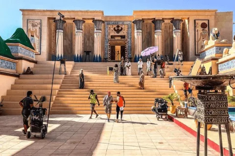 Ouarzazate Atlas Studios film set tour Morocco cinema experience