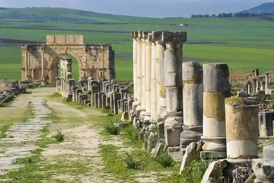 Volubilis Meknes day trip from Fes Morocco Roman ruins cultural tour