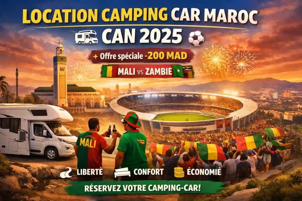 location camping car Maroc CAN 2025